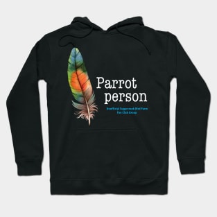 parrot person feather Hoodie